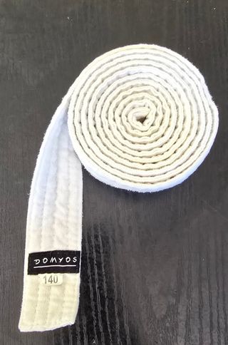 Cintura Karate/Judo DOMYOS Bianca 140