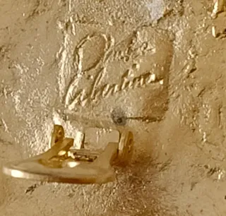 Pendientes Clip Ambre Libertine Sol vintage 80s