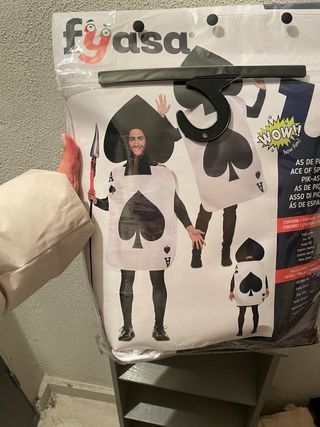 Disfraz As de Espadas Talla L