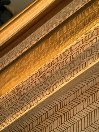 Cortinas Beige/Doradas Terciopelo Texturizado