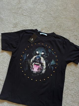 Camiseta Givenchy Perro Rottweiler Talla M
