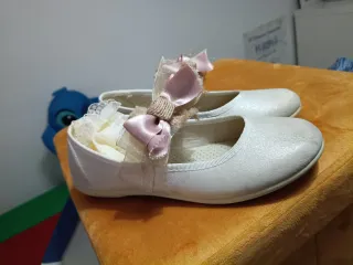 Zapatos de comunión blancos talla 36