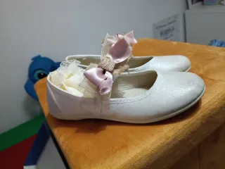 Zapatos de comunión blancos talla 36