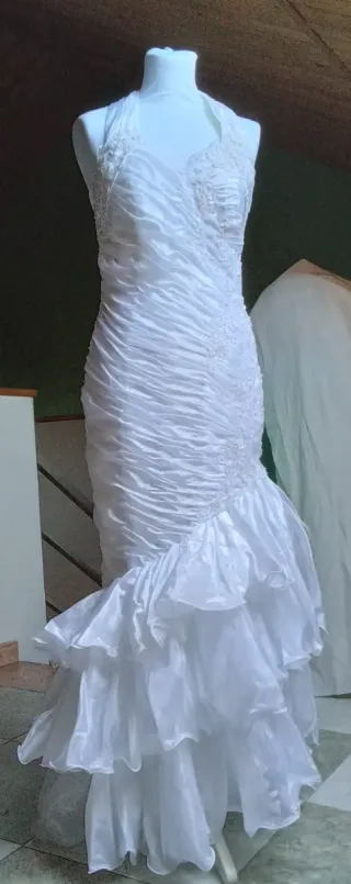 Vestido de Novia Sirena con Volantes