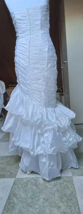Vestido de Novia Sirena con Volantes