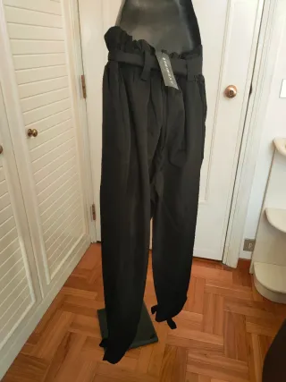 Pantaloni vita alta Shein con cintura