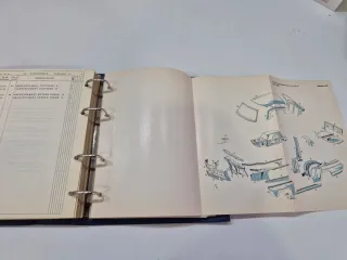 Catálogo antiguo de piezas coche BMW 1500