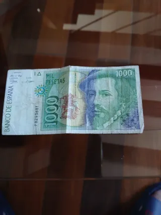 Billete 1000 Pesetas España 1992