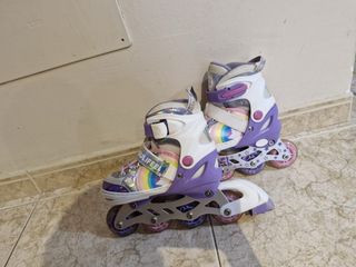 Patines niña ajustables morados