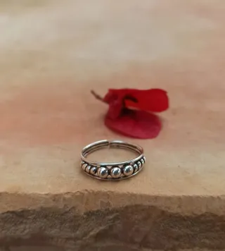 Anillo midi de plata