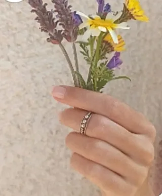 Anillo midi de plata