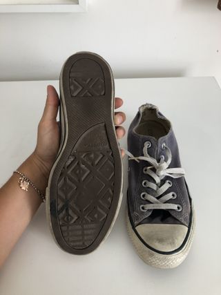 Vendo Converse All Stars blu slavato n.40 USATE.