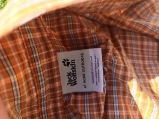 Camisa Jack Wolfskin Cuadros Talla S