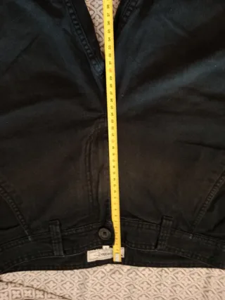 Pantalones cortos chinos negros talla S