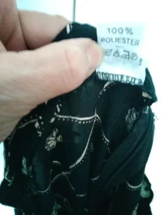 Falda vintage larga estampada verano