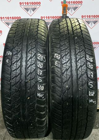 245 70 17 S DUNLOP RUEDA AL 90% VIDA UTIL