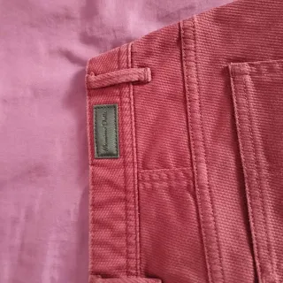 Pantalón Massimo Dutti Granate Slim Fit Talla 42