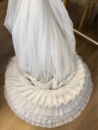 Cancán de Fallera Blanco 95 Largo  La Llar del fil