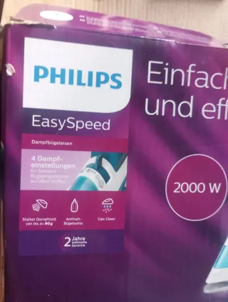 Plancha Philips EasySpeed 2000W