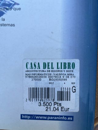 Arquitectura de equipos y sistemas informáticos