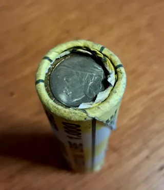 Rotolino Lire 1000 errore di confezionamento