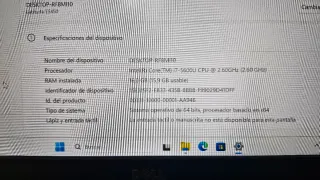 Portátil Dell Intel i7 16GB RAM NVIDIA