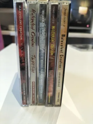 LOTE MALEVOLENT CREATION - 5 ÁLBUMES ED. ORIGINAL