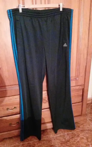 Chándal Adidas Talla 2XL Negro y Azul