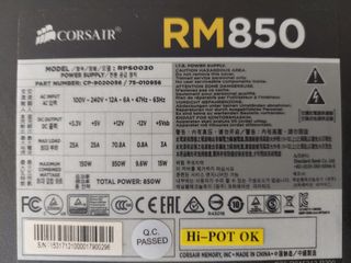 Fuente Alimentación Corsair RM850 ATX 850W