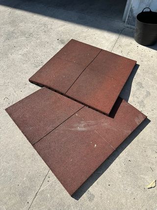 Losetas de caucho para gimnasio/exterior