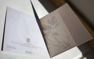 Regalo para mamá tarjetas con Ilustración Botánica