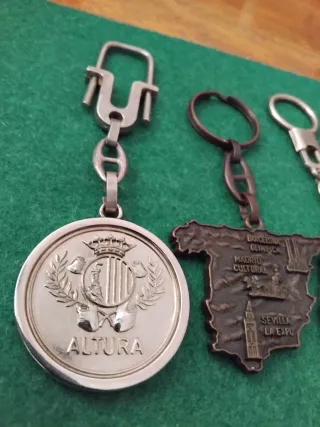 Lote llaveros VINTAGE Colección España ANTIGUOS