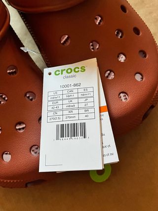 Crocs Classic Marrón Zuecos