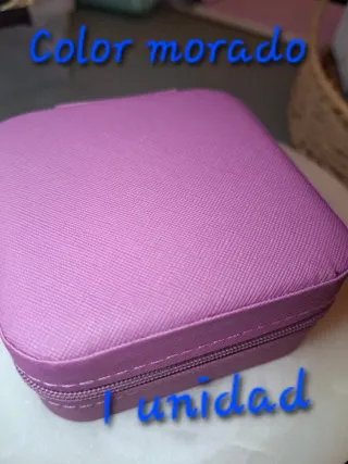 Joyero de viaje morado