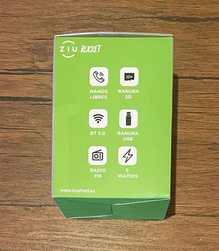 Altavoz ZIU ROCKET Bluetooth 5.0 5W Negro