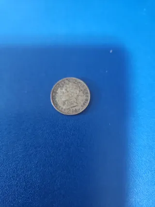 Moneda antigua 1904 Alfonso XIII de 50 centimos