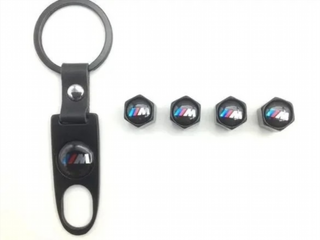 TAPONES VÁLVULAS RUEDAS + LLAVERO BMW M