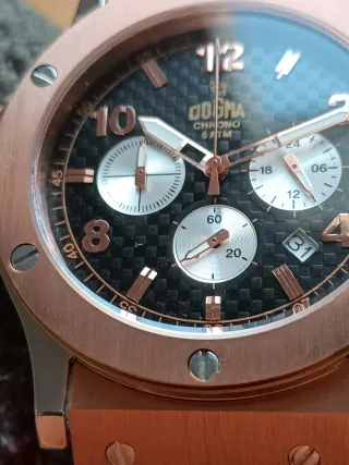 Reloj Dogma Cronógrafo Cuarzo Dorado