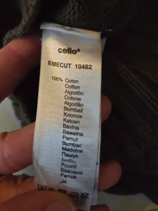 Jersey Celio Algodón Caqui Talla L