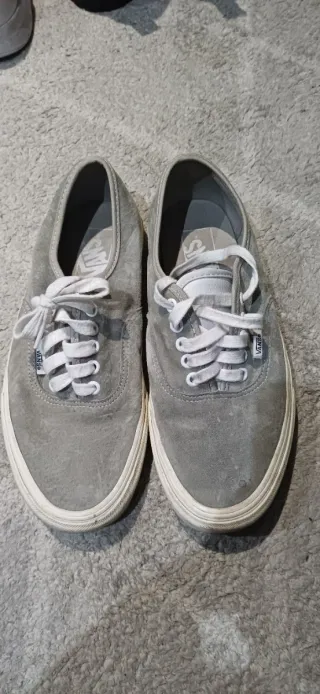 Vans grises talla 39