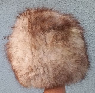 Colbacco vintage vera pelliccia anni 70