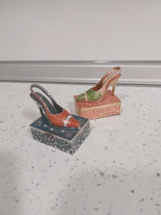 Mini Joyeros Zapatos Decorativos