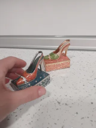 Mini Joyeros Zapatos Decorativos