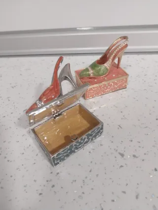 Mini Joyeros Zapatos Decorativos