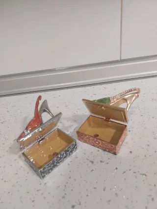 Mini Joyeros Zapatos Decorativos