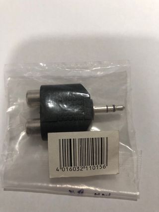 Adaptador Conector Jack 3.5mm a 2 RCA