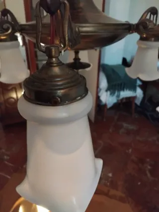 Lámpara de techo de bronce