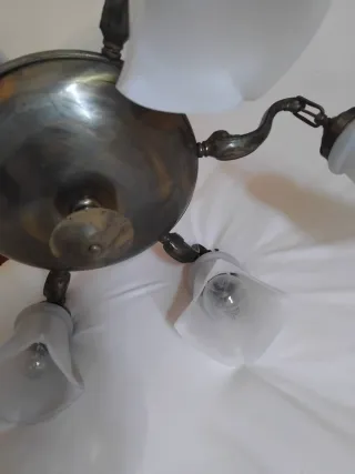 Lámpara de techo de bronce