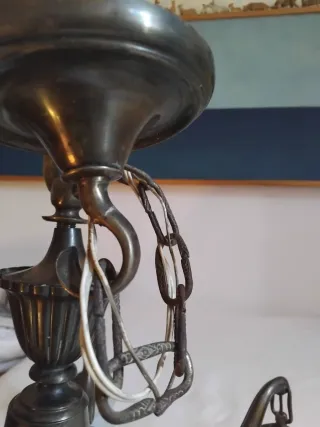 Lámpara de techo de bronce