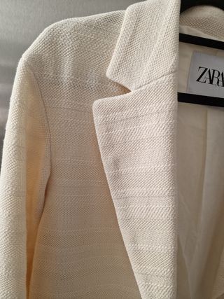 Blazer Zara Larga Crudo